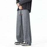 2026春季新款男士休闲宽松直筒长裤子潮流百搭阔腿裤Q29151-特P32，男装休闲裤，星座610（原A335）