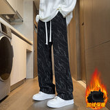 灯芯绒直筒休闲裤子男士冬季加绒款潮牌美式长裤JR29070-特P38，男装卫衣，星座610（原A335）