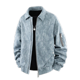 2025新款美式潮流外套男士秋季宽松大码休闲翻领夹克Q5559-P75，男装夹克，星座610（原A335）