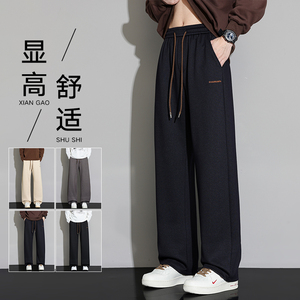 2025新款休闲裤男士秋潮流宽松直筒运动卫裤阔腿长裤Z6913-P40