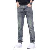 高品质牛仔裤男士秋冬新款潮流修身直筒弹力复古休闲裤子K878-P50，男装牛仔裤，星座610（原A335）