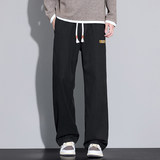 莱赛尔休闲裤男款秋季新款宽松直筒阔腿男裤子K3501-特P40，男装休闲裤，星座610（原A335）