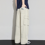 纯棉阔腿裤男士春季美式潮牌阔腿裤子直筒工装休闲长裤K2711-P52，男装休闲裤，电商A335