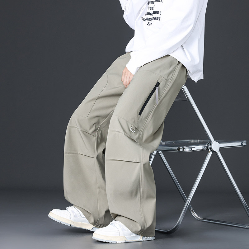 2025美式机能工装裤子男秋季宽松休闲直筒长裤Q29158-特P30图片