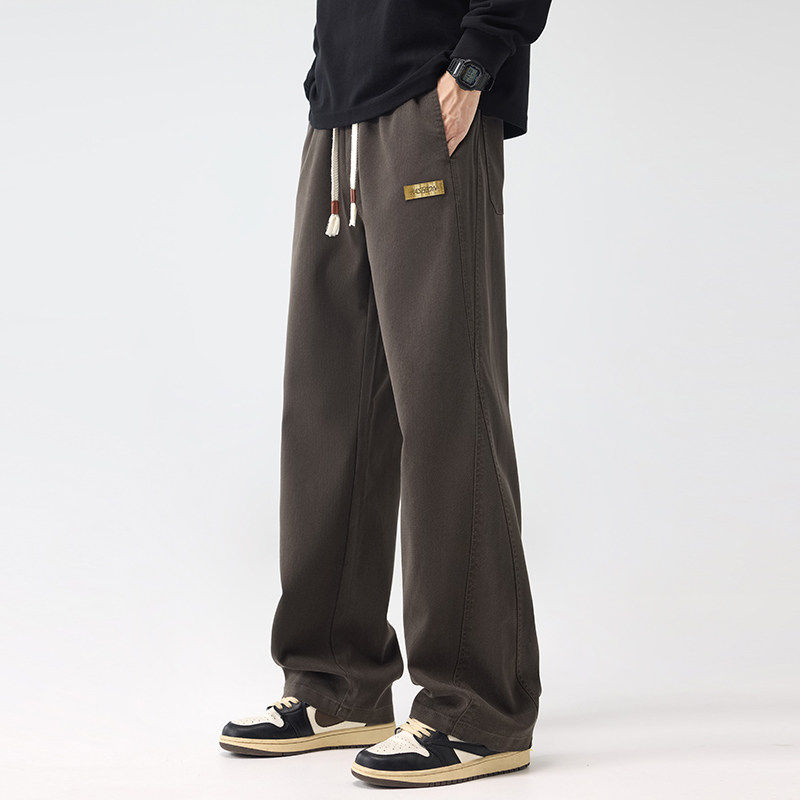 休闲裤男秋季新款宽松直筒裤潮牌透气运动长裤K3501-特P40，女装休闲裤，星座610（原A335）