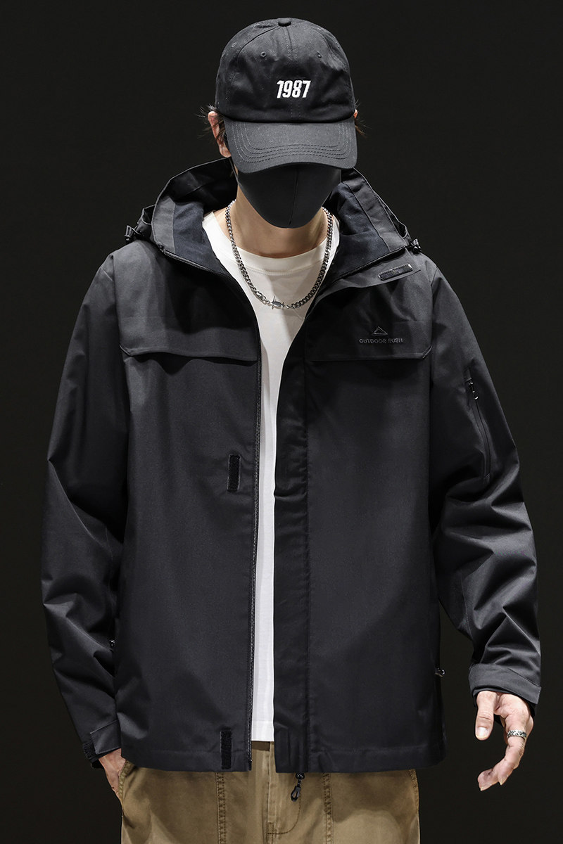 户外男冲锋衣防风防雨新款2025秋季徒步登山外套夹克Q5573-P68,男装夹克,星座610（原A335）