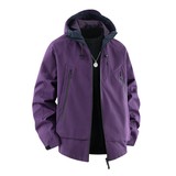 新款冲锋衣男夹克休闲宽松运动户外登山青少年外套Q5575-P65，男装夹克，星座610（原A335）