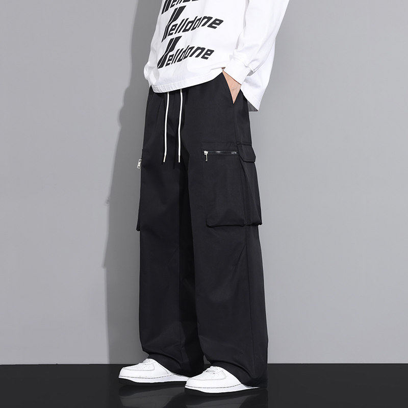 2026新款工装裤男春季直筒宽松休闲裤美式潮牌长裤Q29176-特P38，男装工装外套，星座610（原A335）