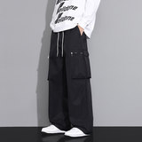 2026新款工装裤男春季直筒宽松休闲裤美式潮牌长裤Q29176-特P38，男装工装外套，星座610（原A335）