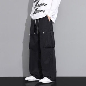 2026新款工装裤男春季直筒宽松休闲裤美式潮牌长裤Q29176-特P38，男装工装外套，星座610（原A335）