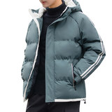 三防面料羽绒棉衣男外套冬季加厚保暖棉袄户外连帽棉服M5811-P70，男装棉衣，星座610（原A335）