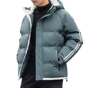 三防面料 羽绒棉衣男外套冬季加厚保暖棉袄户外连帽棉服M5811-P70图片