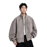 秋季美式复古长袖夹克男士2025新款休闲百搭立领外套JS5601-P85，男装夹克，星座610（原A335）