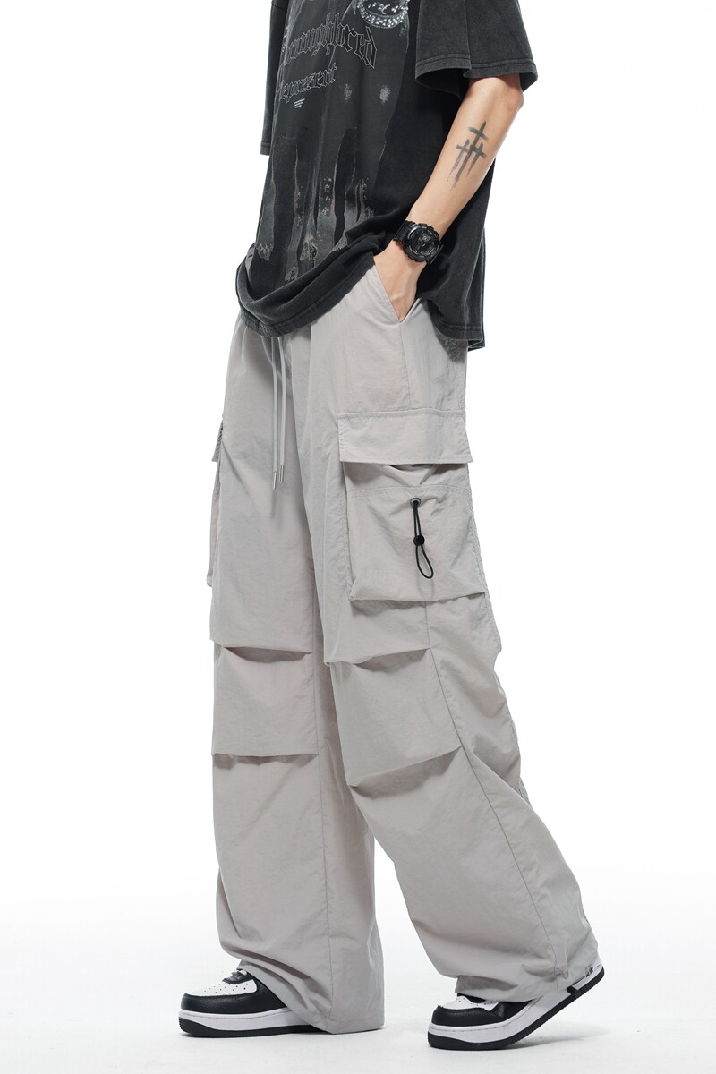 美式伞兵工装裤男款夏季潮牌机能宽松冲锋休闲裤子K2701-P40,男装休闲裤,星座610（原A335）