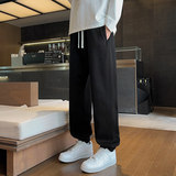 男秋季2026新款美式宽松运动裤子潮牌直筒休闲长裤Q29168-特P36，女装休闲裤，星座610（原A335）