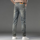 秋季高弹力牛仔裤男青年休闲修身小脚裤男裤韩版潮流长裤K879-P52，男装牛仔裤，星座610（原A335）