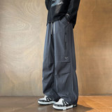 男士秋季2025新款潮牌宽松直筒工装裤男生伞兵裤Q29158-特P30，男装工装外套，星座610（原A335）