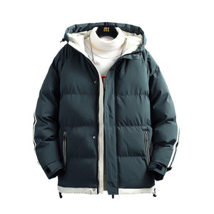 三防面料 连帽棉衣男士冬加厚保暖羽绒棉服棉袄子外套潮M5811-P70图片