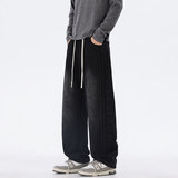 春季新款复古牛仔裤男士宽松直筒青少年休闲阔腿长裤子TS613-P45，男装牛仔裤，星座610（原A335）