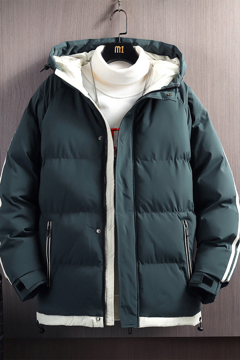 三防面料连帽棉衣男士冬加厚保暖羽绒棉服棉袄子外套潮M5811-P70,男装棉衣,星座610（原A335）