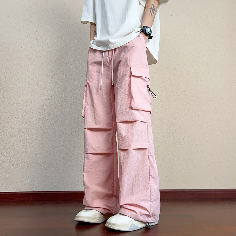 青少年直筒休闲裤子男夏季薄款美式潮流宽松速干工装裤K2701-P40,男装休闲裤,星座610（原A335）