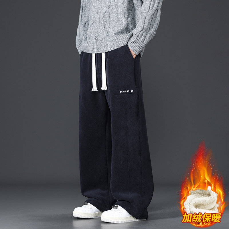 冬加绒加厚休闲裤子男垂感挺括显瘦卫裤直筒耐磨JR29187-P45,男装休闲裤,星座610（原A335）