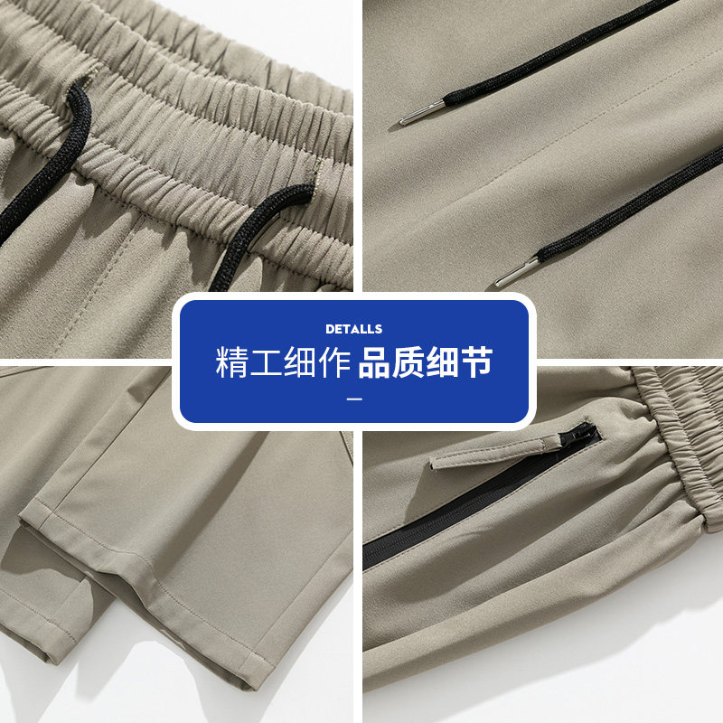 美式机能冲锋裤男款2025秋季口袋拉链工装休闲裤Q29159-特P35,男装工装外套,星座610（原A335）