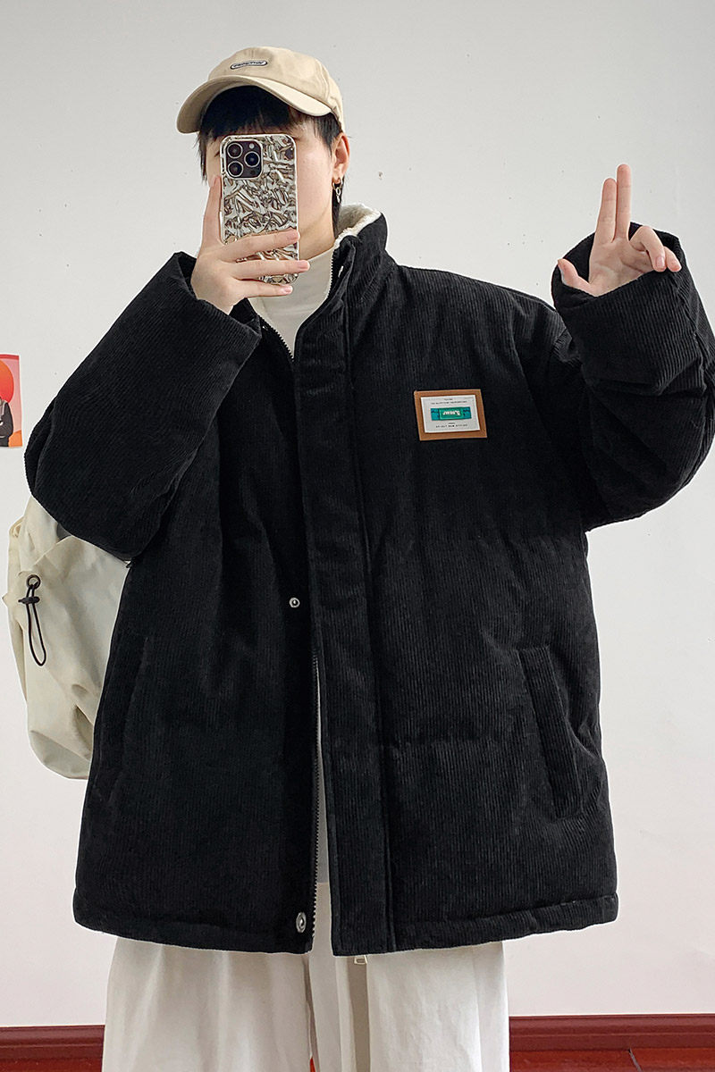 灯芯绒棉衣男2022新款冬季加厚棉袄外套宽松面包服潮牌MY288,男装棉衣,星座610（原A335）