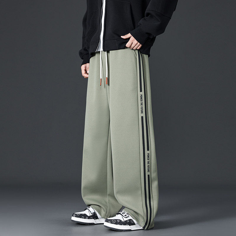 运动卫裤男士春季2026新款宽松直筒休闲男生裤Q29167-特P32，男装休闲裤，星座610（原A335）