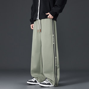 运动卫裤男士春季2026新款宽松直筒休闲男生裤Q29167-特P32，男装休闲裤，星座610（原A335）