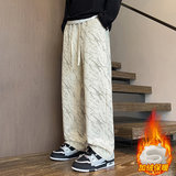 灯芯绒直筒休闲裤子男士冬季加绒款潮牌美式长裤JR29070-特P38，男装卫衣，星座610（原A335）