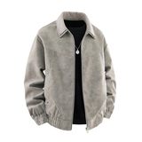 美式复古潮流pu皮外套2025男款宽松休闲翻领痞帅夹克Q5550-P75，男装夹克，星座610（原A335）