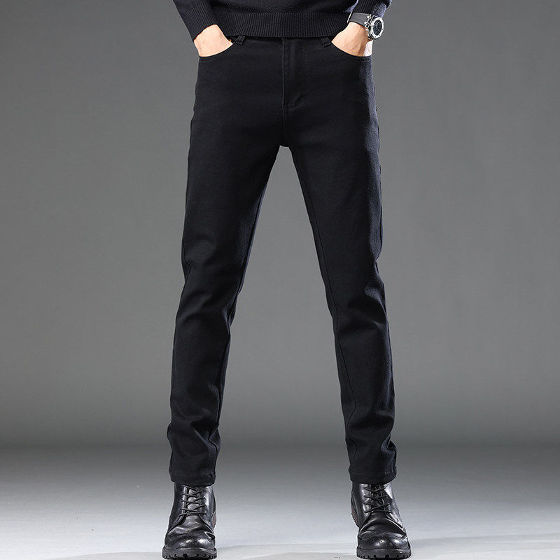 秋冬高品质牛仔裤男直筒修身弹力休闲百搭青年水洗长裤子K878-P50，男装牛仔裤，星座610（原A335）