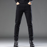 秋冬高品质牛仔裤男直筒修身弹力休闲百搭青年水洗长裤子K878-P50，男装牛仔裤，星座610（原A335）