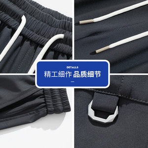 休闲裤男秋季工装裤男宽松直筒潮流百搭运动休闲裤Q29158-特P30图片