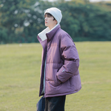 2025冬天新款简约百搭加绒加厚立领面包服情侣款休闲棉服M111-P70，男装棉衣，星座610（原A335）