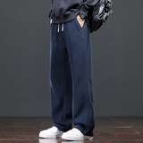 阔腿休闲裤男秋冬季新款潮流百搭宽松运动卫裤直筒裤子H806-P40，男装休闲裤，星座610（原A335）
