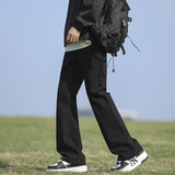 青少年黑色牛仔裤男款宽松直筒裤子2025秋冬新款休闲裤K1930-P45，男装牛仔裤，星座610（原A335）