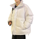 三防面料冬天男宽松立领加厚防寒面包服棉袄休闲外套韩版M666-P75，女装短外套，星座610（原A335）