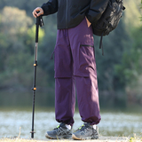 工装裤子男春夏伞兵机能美式登山束脚休闲冲锋裤K9965-P40特，男装休闲裤，电商A335