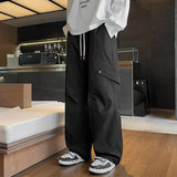 美式工装冲锋裤男春季2026新款潮流宽松直筒休闲裤Q29172-特P35，男装工装外套，星座610（原A335）