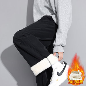 加绒裤子男款冬季加厚保暖2026新款阔腿直筒休闲裤JR29180-特P40，男装棉衣，星座610（原A335）