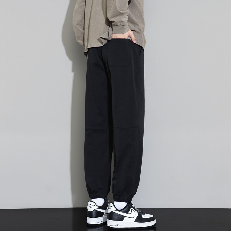 垂感束脚裤男款夏季美式高街潮牌宽松百搭休闲长裤K2721-P35,男装休闲裤,星座610（原A335）
