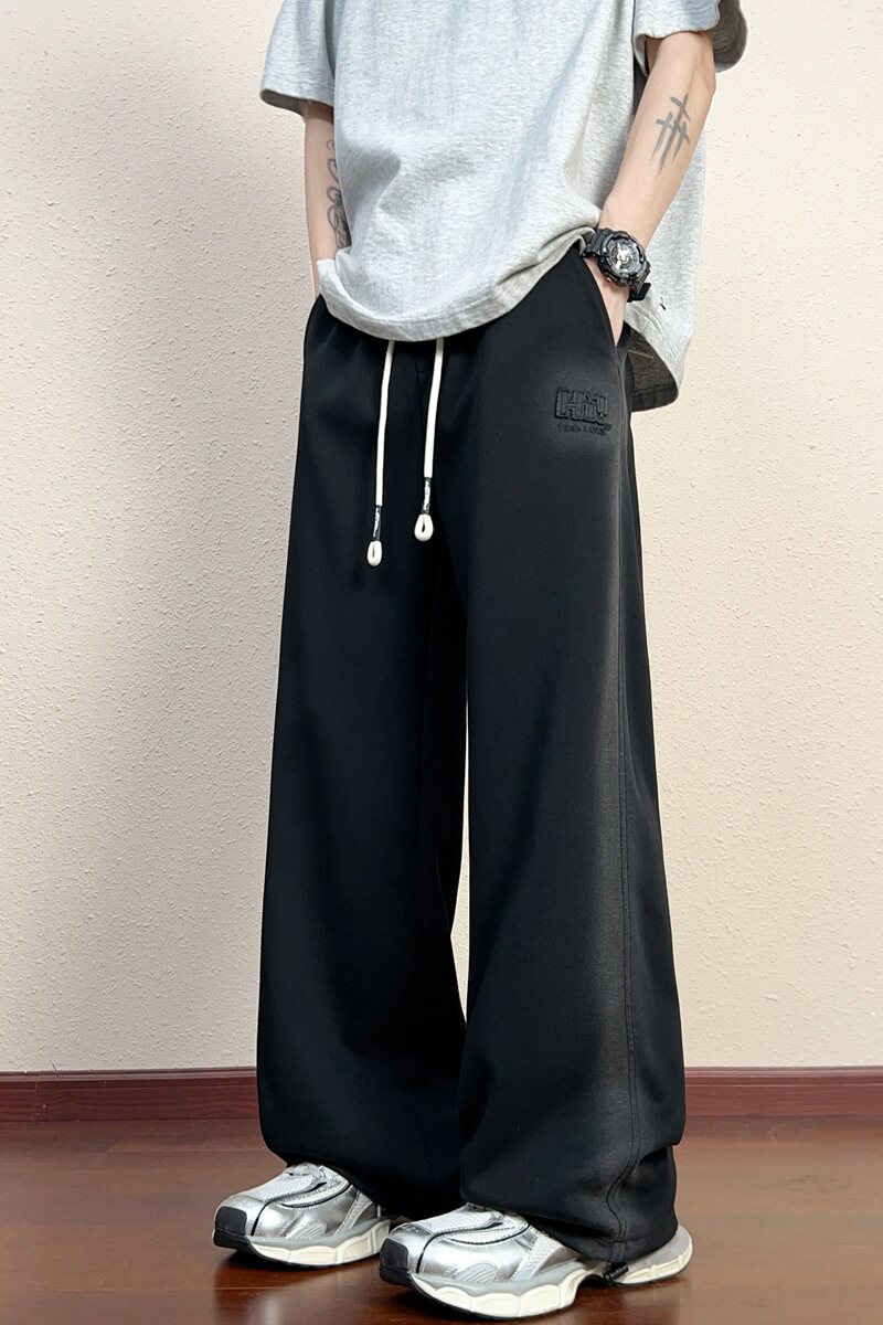 高街休闲裤男春季时尚潮牌宽松百搭垂感阔腿卫裤K2707-P52,男装休闲裤,星座610（原A335）