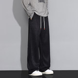 松紧腰男士休闲裤春季宽松直筒运动裤潮流阔腿裤Q29151-特P32，女装休闲裤，星座610（原A335）