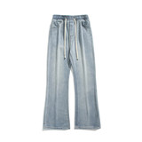 微喇牛仔裤男士潮牌欧美街头直筒秋冬美式高街百搭裤子K1931-P45，男装牛仔裤，星座610（原A335）