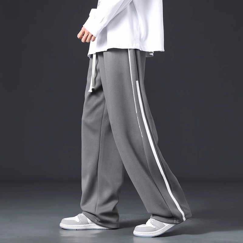 春季新款休闲裤男宽松潮流直筒青年运动裤学生男装裤子Q2356-P30,男装休闲裤,星座610（原A335）