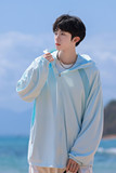 防晒衣男夏季薄款外套轻薄透气防紫外线冰丝钓鱼防晒服FS069-P48，男装防晒衣，星座610（原A335）