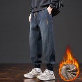 美式潮牌束脚裤男款2026秋冬新款宽松哈伦休闲百搭长裤JR603-P52，男装休闲裤，星座610（原A335）