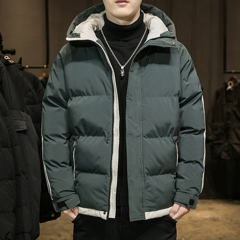三防面料男冬季潮牌工装短款冬装加厚上衣服连帽外套M5811-P70,男装工装外套,星座610（原A335）